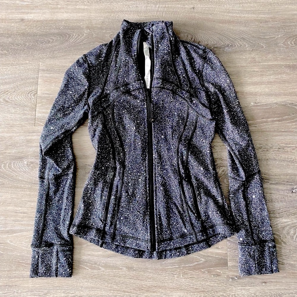 Lululemon Define Jacket Luminesce Splatter Black/… - image 1